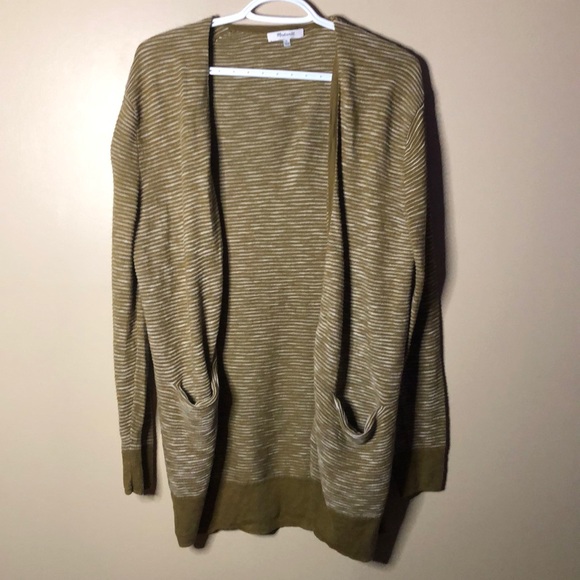 Madewell long length stripped cardigan - Picture 1 of 6